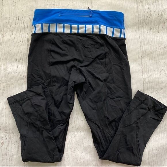 Lululemon Run: Inspire crop 2: deauville stripe Sz 2 - Picture 7 of 10